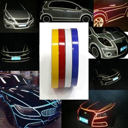 Retrofitting Reflective Strips For Cars