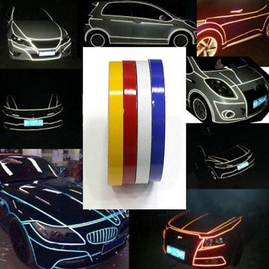 Retrofitting Reflective Strips For Cars